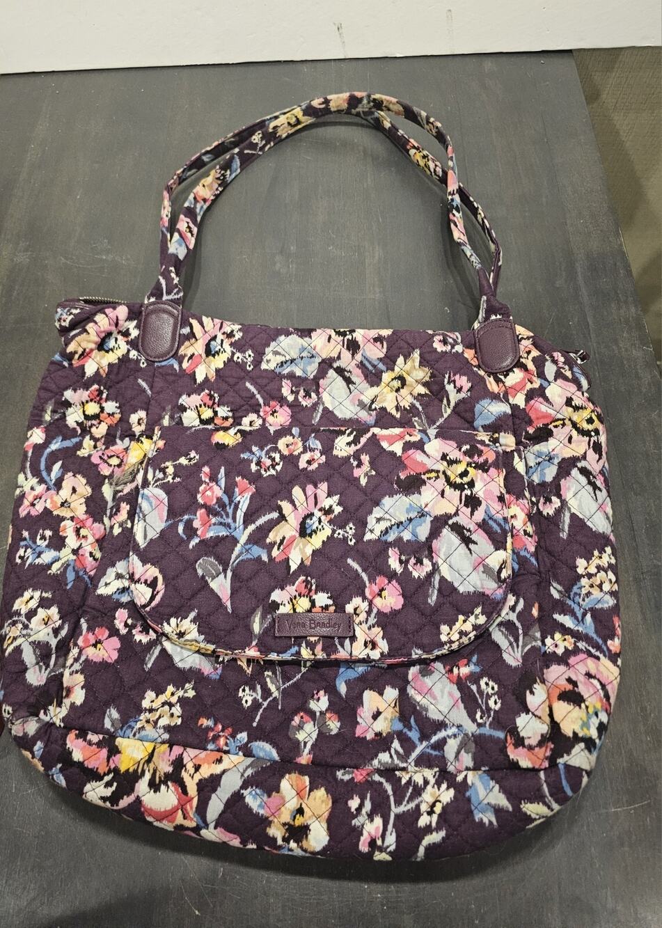 Vera Bradley Indiana Rose Large Shoulder bag. 12.5" x 12.5" x 5"*